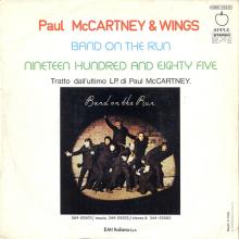 it11 Band On The Run ⁄ Nineteen Hundred And Eighty Five 3C 006-05635 - pic 1