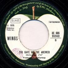 it14 Letting Go ⁄ You Gave Me The Answer 3C 006-96940 - pic 1