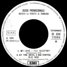 it1973 MY LOVE 3C 000-70004 - PROMO EP - pic 1