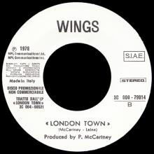 it1978 London Town - London Town 3C 000-79014 -promo - pic 2