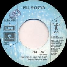 it29 Take It Away ⁄ I'll Give You A Ring C 006-64845 - pic 1