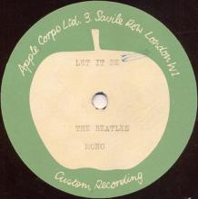 The Beatles Acetate Let It Be - pic 1