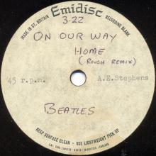 THE BEATLES ACETATE - ON OUR WAY HOME - (Rough Remix) - pic 1