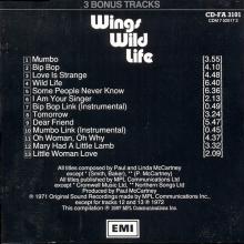 1987 10 05 - WILD LIFE / CD-FA 3101 /CDM 7 52017 2 / 77775 20172 / GERMANY  - pic 8