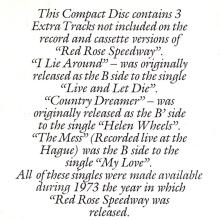 1987 10 05 - RED ROSE SPEEDWAY / CDFA 3193 / CDM 7 52026 2 / 0 77775 20062 5 / GERMANY  - pic 8