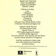 1985 02 04 - BAND ON THE RUN / CDP 7 46055 2 / JAPAN - pic 5