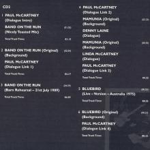 1999 03 22 - BAND ON THE RUN / 4 99176 2 / 7243 4 99176 2 0 / UK 4991762  / 7 2434 9 91762 0  - pic 11