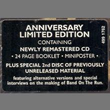 1999 03 22 - BAND ON THE RUN / 4 99176 2 / 7243 4 99176 2 0 / UK 4991762  / 7 2434 9 91762 0  - pic 7