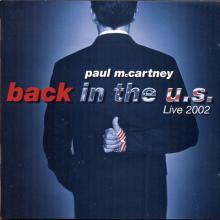 pm 39 Back In The U.S. Live 2002 - pic 1