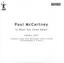 UK 2009 12 08 - PAUL McCARTNEY - (I WANT TO) COME HOME - PROMO CD - pic 1