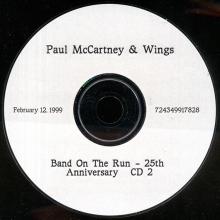 UK 1999 02 12 - BAND ON THE RUN 25TH ANNIVERSARY - ABBEY ROAD CDR 1 AND 2 - pic 5