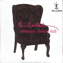 UK 2007 06 04 - PAUL McCARTNEY - MEMORY ALMOST FULL (THE MAIL ON SUNDAY) - PROMO CD - pic 1