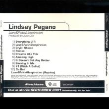 USA 2001 00 00 - LINDSAY PAGANO - SO BAD - 2A-47953-A - PROMO CD - pic 1