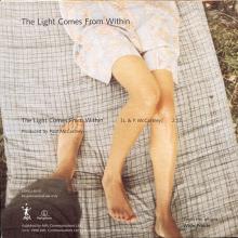 UK 1998 10 26 - LINDA McCARTNEY -THE LIGHT COMES FROM WITHIN - CDRDJ 6513 - PROMO CD - pic 1
