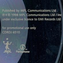 UK 1998 10 26 - LINDA McCARTNEY - WIDE PRAIRIE - CDRDJ 6510 - PROMO CD - pic 1