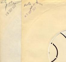 UK1977  TWO SINGLE SIDED TEST PRESSINGS FOR THE RECORD 'WE MOVED' (MPL1) - PROMO - pic 1