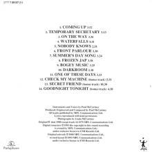 The Paul McCartney Collection 11 McCartney ll  0777 7 89137 2 6 hol - pic 11