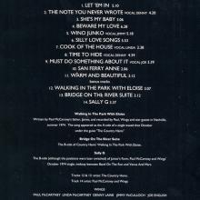 The Paul McCartney Collection 07 Wings At The Speed Of Soiund  0777 7 89140 2 0 hol - pic 8