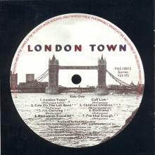 The Paul McCartney Collection 08 London Town 0777 7 89265 2 8 hol - pic 9