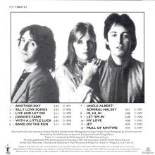 The Paul McCartney Collection 09 WINGS GREATEST 0777 7 89317 2 0 hol - pic 7