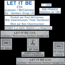 frprs1991  Let It Be SP 1536 -promo - pic 1