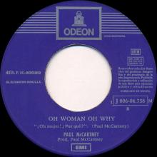 sp01 Another Day ⁄ Oh Woman Oh Why 1J 006-4758 M - pic 1