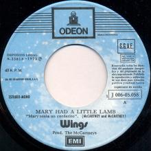 sp04 Mary Had A Little Lamb ⁄ Little Woman Love 1J 006-05.058 - pic 1