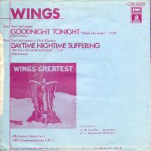 sp22a-b Goodnight Tonight ⁄ Daytime Nightime Suffering 10C 006-62579 - pic 1
