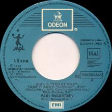 sp29 Take It Away ⁄ I'll Give You A Ring 10C 006-064845 - pic 1