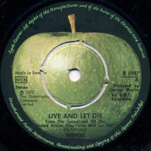 swe07a Live And Let Die ⁄ I Lie Around R 5987 - pic 1