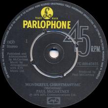 swe25 Wonderful Christmastime ⁄ Rudolph The Red-Nosed Reggae 7C 006-63435 - pic 1