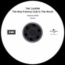 2007 08 20 - THE CAVERN - THE MOST FAMOUS CLUB IN THE WORLD - EMI UNIVERSAL - CDR - PROMO - pic 1