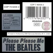 1987 uk01CD Please Please Me - CDP 7 46435 2 / BEATLES CD DISCOGRAPHY UK - pic 4