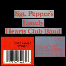 1987 uk08CD a Sgt.Pepper's Lonely Hearts Club Band - CDP 7 46442 2 / BEATLES CD DISCOGRAPHY UK - pic 4