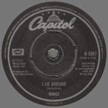 UK 07 - B - LIVE AND LET DIE ⁄ I LIE AROUND - CAPITOL - R 5987 - pic 1