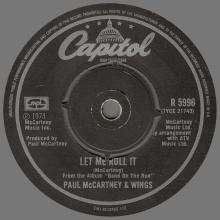 UK 09 - B - JET ⁄ LET ME  ROLL IT - CAPITOL - R 5996 - pic 1