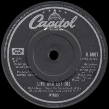 UK 07 - C - LIVE AND LET DIE ⁄ I LIE AROUND - CAPITOL - R 5987 - pic 1
