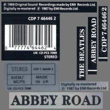 1987 uk12CD Abbey Road - CDP 7 46446 2 ⁄ CD-PCS 7088 / BEATLES CD DISCOGRAPHY UK - pic 4