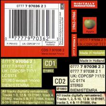 1993 uk16CD a hol The Beatles ⁄ 1962-1966 - 0777 7 97036 2 3 // CDPCSP 717 / BEATLES CD DISCOGRAPHY UK - pic 5