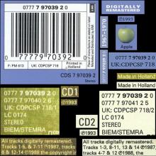 1993 uk17CD a hol The Beatles ⁄ 1967-1970 - 0777 7 97039 2 0 ⁄⁄ CDPCSP 718 / BEATLES CD DISCOGRAPHY UK - pic 5