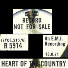 uk1971Back Seat Of My Car ⁄ Heart Of The Country R 5914  - pic 4