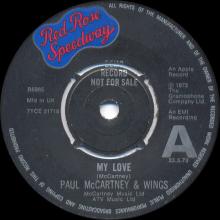 uk1973(1) My Love ⁄ The Mess  - pic 1