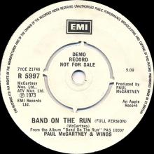 uk1974(3)a Band On The Run ⁄ Band On The Run R 5997 - pic 2