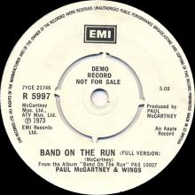 uk1974(3)a Band On The Run ⁄ Band On The Run R 5997 - pic 1