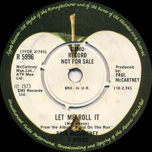 uk1974(2) Jet ⁄ Let Me Roll It R 5996  - pic 2