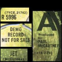 uk1974(2) Jet ⁄ Let Me Roll It R 5996  - pic 1