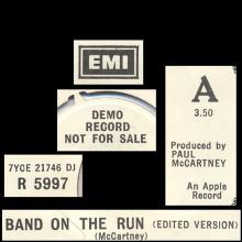 uk1974(3)a Band On The Run ⁄ Band On The Run R 5997 - pic 1