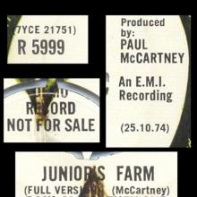 uk1974(4)a Junior's Farm / Junior's Farm  R 5999  25-10-74 - pic 4