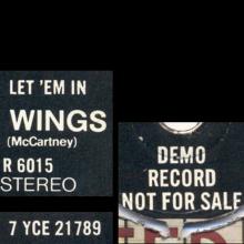 uk1976 (3) Let ' Em In ⁄ Let ' Em In R 6015  - pic 1