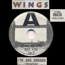 uk1978(2) I've Had Enough ⁄ Deliver Your Children R 6020  - pic 1